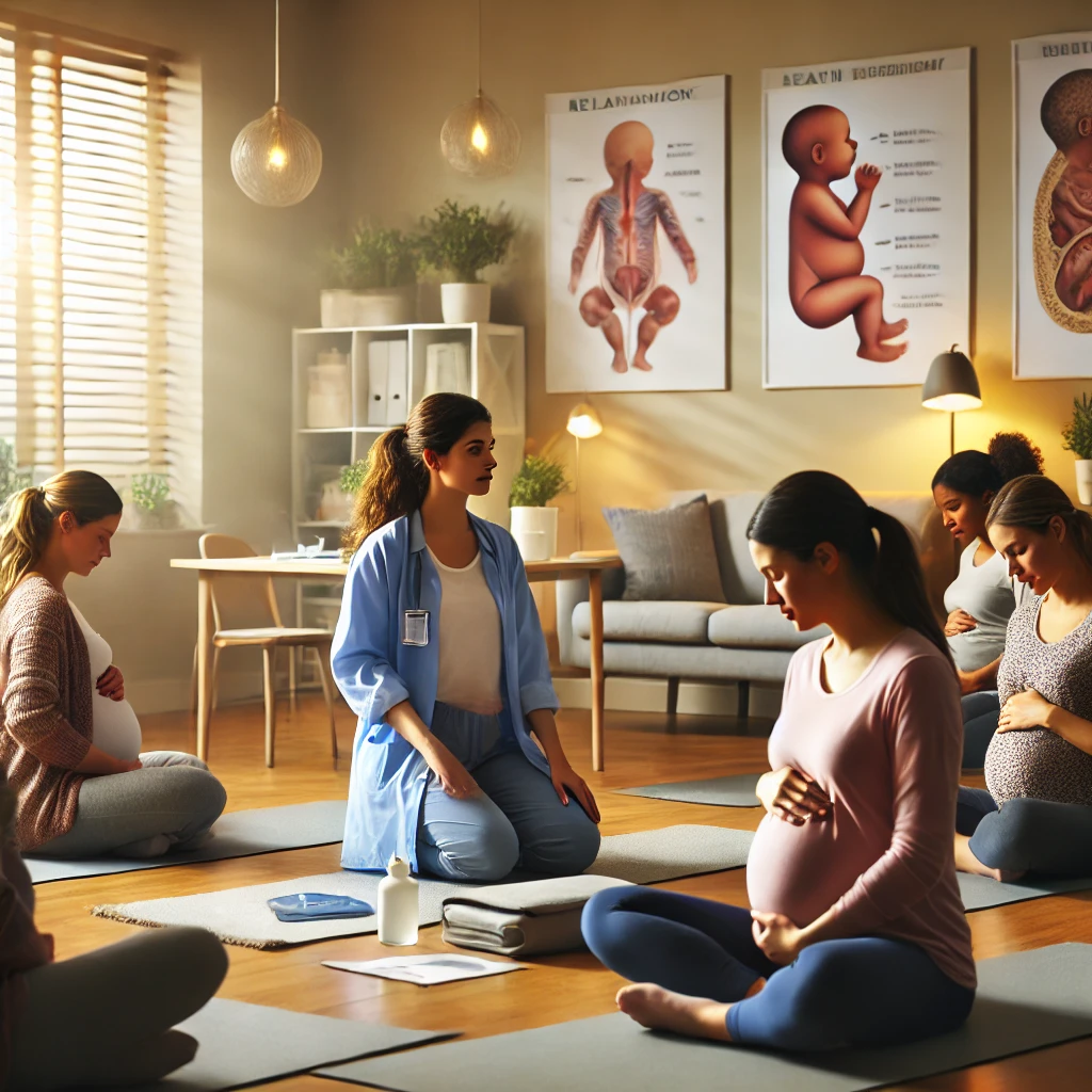 Cours de préparation collectif à la naissance